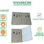 Miếng dán tường Inox – Móc dán tường Vivudecor siêu chịu lực siêu dính