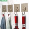 Móc Dán Tường Chịu Lực VIVUDECOR - Giải Pháp Tiện Lợi Treo Đồ Trong Nhà