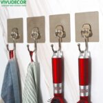 Móc Dán Tường Chịu Lực VIVUDECOR – Giải Pháp Tiện Lợi Treo Đồ Trong Nhà