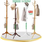 Cây treo quần áo gỗ tự nhiên 9 nhánh – Cây treo quần áo VIVUDECOR CT09