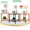 Kệ Đầu Giường Gỗ Tự Nhiên - Kệ đầu giường VIVUDECOR KD01