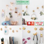 Móc gỗ gắn tường nhiều mẫu – Móc treo tường VIVUDECOR MT06