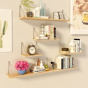 Kệ treo tường gỗ thông - Kệ treo tường VIVUDECOR KT05