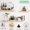 Kệ treo tường gỗ thông - Kệ treo tường VIVUDECOR KT05