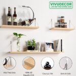 Kệ treo tường gỗ thông – Kệ treo tường VIVUDECOR KT05