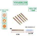 Vít bắt tường và tắc kê Vivudecor – Phụ Kiện bắt Móc Treo Tường